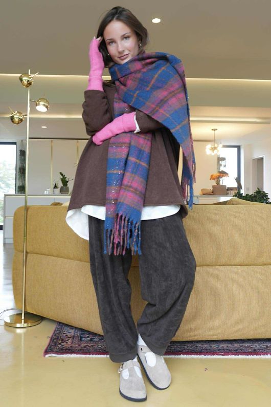 Conrad Oversized Boxy Knit Chocolate